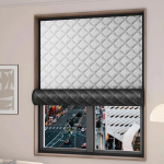 Tuulekindel, soe aknakardin, k&uuml;lmakindel kahekordse paksusega pimendav kardin, helikindel puuvillane aken, lihtne paigaldada, k&uuml;lma blokeeriv disain sooja talvekodu jaoks 120x200cm