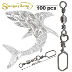 Kalastustarvikud 100 tk roostevabast terasest kalastusp&ouml;&ouml;rdkorrosioonikindlus, t&uuml;nn, p&ouml;&ouml;rlev p&uuml;&uuml;git&ouml;&ouml;riist 100 Pcs