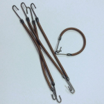 10 tk Kummipaelad Konksud Soengu kujundamine Hobusesaba Konksud Hoidja Benji ribad