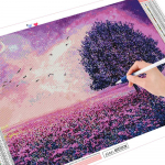 5d teemantmaalipuu teemanttikandid ristpistes maastik t&auml;isring teemant 20X30