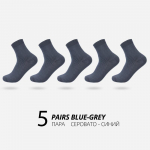 HSS meeste bambusest kiust sokid 5 paari/partii Uus klassikaline &auml;ri pikad sokid suvine talv mehe kleit sokid EUR 39-45(US 6.5-11) tumesinine v&auml;rv