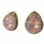 Les Tr&eacute;sors De Lily [P4734] - Clips Cr&eacute;ateur 'Sissi' rose dor&eacute; - 20x16 mm Heleroosa