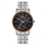 Lee Cooper [Q0710] - Montre multifonctions 'Lee Cooper' noir ros&eacute; argent&eacute; - 40 mm must