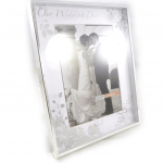 Les Tr&eacute;sors De Lily [H4658] - Cadre Photo 'Romance' Argent&eacute;- Photo 13x18 cm h&otilde;be