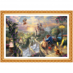 5D isetehtud teemantmaal Anime lossi maastik tikandid ristpistes komplekt kodumaal 20X30CM