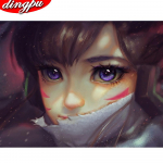 Teemantv&auml;rvimisruum 5D DIY Mosaiic Teemanttikandid Maastiku ristpistes Kodukaunistus 20X30CM