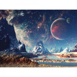 DIY teemantmaaling Scenic Moon tikandite allahindlus &Ouml;&ouml;pildid kividest teemantmosaiigist kodukaunistus 20X30CM