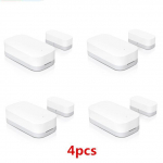 Xiaomi Aqara ukseakna andur Zigbee juhtmevaba &uuml;hendus Smart Mini ukseandur T&ouml;&ouml;tage koos l&uuml;&uuml;si jaoturiga Homekit Mi Home rakenduse juhtimiseks 4 Pieces