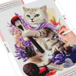 T&auml;isruudukujulised teemantmaalimise kassikomplektid ristpistes m&uuml;&uuml;k Teemanttikandid Loomade K&auml;sit&ouml;&ouml; Lastetoa sisustus Full Round 20X30CM