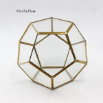 B&uuml;roo lauapealne vitriin Sukulendid Taimepott Lillepott Haldjasaed Polyhedron Klaas geomeetriline terraarium Bonsai