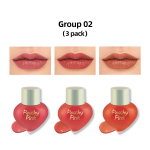 3 tk/komplekt Juicy Peach Shape matt huulel&auml;ige veekindel vedel huulepulk 3,5gx3
