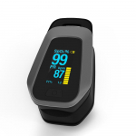 Yongrow OLED pulssoks&uuml;meetri s&otilde;rmeots SPO2 PI PR tuvastamiseks vere hapnikuk&uuml;llastuse monitorile koos alarmiga must