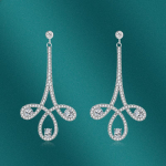 SACE GEMS Klassikaline vasesulamist tsirkoon K&otilde;rvar&otilde;ngad Naiste Ehted Pulmalubadus Peokink roosa