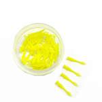 40 tk/karp Hambaravi autoklaavitav plastikkiiluga hambaarsti materjalid Hambaravi laboriinstrumendi hambad kiilu hambaravi t&ouml;&ouml;riistad kollane