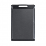 Mittenakkuva kattega mini-BBQ-grillpann Ultrakerge grillrestplaadi grillalus must