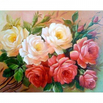 5D Teemantmaal Uus Saabumine Pojeng Lilled Rhinestones Teemanttikandid Soodushinnad Rhinestones Mosaiic Decor pildid Full Round 20x30CM