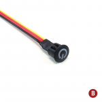 Nutika kodu puutetundliku anduri nupp, h&auml;mardatav kontroller 13 mm l&uuml;liti LED-tulede jaoks