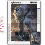 DIY 5D teemantmaali metsik looma ristpistes komplekt t&auml;ispuurtikandiga mosaiikkunst Pilt kividest kingitus Full Round 20X30CM