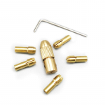 7 tk/komplekt 0,5-3 mm v&auml;ike elektriline puuriotsak, tsang Mikro keerdpuuripadruni komplekt/riistvara Riistvara elektriseadmed 2.35mm