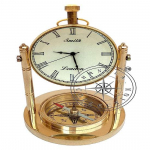 Lauakell meres&otilde;idu messingkompassiga kodukaunistusega