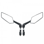 Jalgratta tahavaatepeegel Jalgratta juhtraua tahavaatepeegel 360 kraadi p&ouml;&ouml;ratav turvapeegel lainurk must