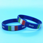 2tk Itaalia lipp K&auml;ev&otilde;ru Naised Mehed S&otilde;prus K&auml;epael Sport Motiveeriv Silikoonist randmepael Italia kummist k&auml;ev&otilde;ru Aksessuaarid 2pcs