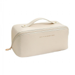 Suure mahutavusega kaasaskantav reisimeigikorraldaja kosmeetikakott valge