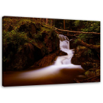 L&otilde;uenditr&uuml;kk Mountain stream Forest 60x40 roheline