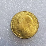1925. aasta Poola m&auml;lestusm&auml;rk 20 zlot&otilde;t&scaron;i kogutavat suveniirm&uuml;nti as the picture