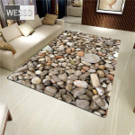 3D kivist suur vaip elutuppa V&auml;rviline munakivist tr&uuml;kitud flanellist k&auml;snvaip magamistoa jaoks k&ouml;&ouml;gimatt libisemisvastane vannituba 160x200cm 1pcs