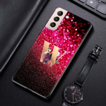 Red Retro Letter A-Z telefoni kest Samsung Galaxy S21 S20 S10 S9 S8 Plus Ultra 5g S10lite S10e S7edge S20 S21 Fe kaane&uuml;mbrisele For Samsung S10e