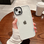 Lilla pinnakattega l&auml;&auml;tse raam l&auml;bipaistev telefoni&uuml;mbris iPhone 14 Pro Max 11 12 13 Pro Max kaamera kaitse l&auml;bipaistev p&otilde;rutuskindel kate For iPhone 13Pro Max