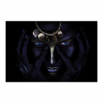 Aafrika mustanahaliste naiste portreekunsti plakatid ja prindid l&otilde;uendile Maalimine meik Naise seinakunsti pilt elutoa kodukaunistuseks 20x30cm