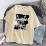 Naiste T-s&auml;rgid Jaapani Anime Attack On Titan Levi Ackerman Eye Punk Tops Suvised Harajuku Suurem&otilde;&otilde;tmelised gooti l&uuml;hikeste varrukatega T-s&auml;rk M