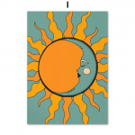 Boho Retro &otilde;nnelik tsitaat Liblikad P&auml;ikesen&auml;od Seinakunst L&otilde;uendimaal P&otilde;hjamaade plakatid ja Prinditud seinapildid elutoa sisekujunduseks Ilma raamita 21*30cm