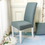 Checker veekindel &uuml;hes t&uuml;kis elastne tooli kate Moodne lihtne universaalne &uuml;hev&auml;rviline majapidamisriidest laua kate One size fits all