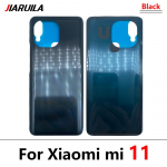 UUS tagaklaas Xiaomi Mi 11T / Mi 11 / Mi 12 Pro aku tagumise korpuse ukse klaaspaneeliga Mi 11 Black