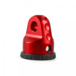 Vintsi konksu sanga aluse kummist kaitsekate 22000 naela kandev&otilde;ime Jeep Wrangleri ATV UTV maasturi 3/8  vintsi traat 3/4  D-r&otilde;ngas punane