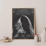 Nessa Barrett Singer Young Forever Tour 2023 Plakat L&otilde;uend Maalimine Retromuusika Seinakunst Pildid Tuba Kodukaunistuse f&auml;nnidele Kingitus 21x30 No Frame