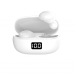 Juhtmeta peakomplekt mikrofoniga Bluetooth 5.0 k&otilde;rvaklapid Stereopeakomplekt m&uuml;rasummutav k&otilde;rvaklapp Veekindel spordikuul TWS-H6 valge