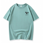 Eaglet 10 Colors Pure Cotton T-s&auml;rk Meeste &Uuml;markaelusega l&uuml;hikeste varrukatega T-s&auml;rk suur suurus S-6XL S heleroheline v&auml;rv