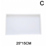 S&uuml;learvuti kujuga silikoonvorm DIY vaigust raamatuvorm Kristallvorm U Epoxy S T6K9 white-25*15cm