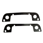 2tk auto ukse k&auml;epideme kummist tihendi tihendid BMW 3 5 7 seeria E36 E34 jaoks Front Pair black