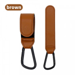 Fonken PU nahast beebikott jalutusk&auml;ru konks, 360 kraadi p&ouml;&ouml;rlev vankrikorv. must