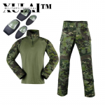 Roheline Multicam Camuflage Airsoft armee s&otilde;jav&auml;e vormiriietus taktikaliste p&uuml;kste p&otilde;lvekaitsmetega S