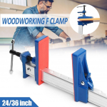 24/36-tolline F-klambrivarras Puidut&ouml;&ouml;tlemise klambriklambriga k&auml;epide DIY T puiduklambrid kiirvabastusega puidust puusepat&ouml;&ouml;stuse k&auml;sit&ouml;&ouml;riist 24&lsquo;&rsquo;