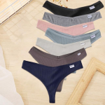 FINETOO 7 TK/komplekt M-XL Naiste puuvillane pesu 9 &uuml;hev&auml;rvilised alusp&uuml;ksid G-string Seksikad V-taljega stringid T&uuml;drukute aluspesu Naiste alusp&uuml;ksid XL