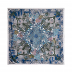 Kvaliteetsed luksuslikud siidist sallid peapael Sallid kaelasall naistele kett siidist sall naiste dekoratiivne sall 90*90cm hall v&auml;rv