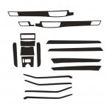 UUS interj&ouml;&ouml;ri armatuurlaua k&auml;iguvahetuspaneeli katte ukse k&auml;etoe kleebiste komplekt LHD vin&uuml;&uuml;list sobiv Mercedes Benz E klass W212 jaoks