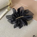 Armas haldjas juuksen&otilde;el, naised, t&uuml;drukud, temperament &scaron;ifoonist lilleline selja lusikas hobusesaba-klambriga peakatted, lihtsad elegantsed kevadised stiiliklambrid